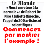 « Non à un retour à la normale… » Et si on commençait par les artistes !