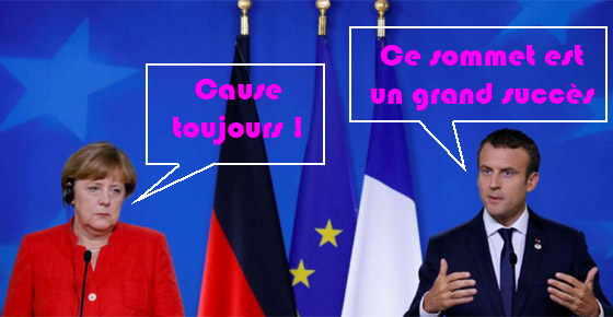 Markel à Macron : cause toujours !