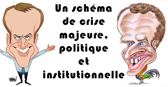 Un schéma de crise majeure, politique et institutionnelle